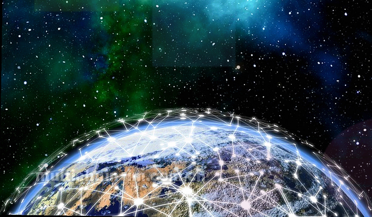 抽象信息图：浏览器窗口轮廓与四个本地存储方块之间以细线相连，线条为青绿与灰紫，没有人物与文字堆叠